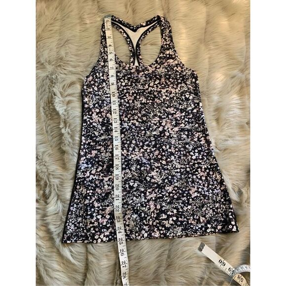 Lululemon Cool Racerback Il Floral Spritz Multi Tank Top - Picture 7 of 8